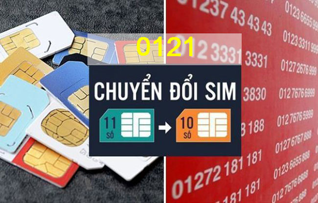 0121 đổi thành đầu số nào?